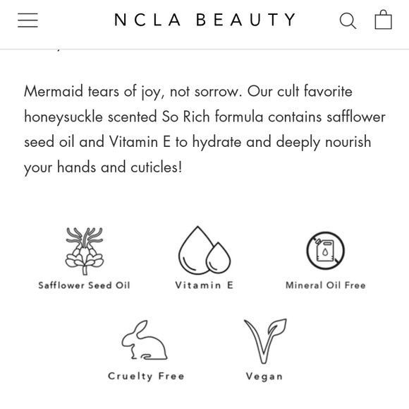 NCLA So Rich Cuticle Oil (Mermaid Tears) ncla236 Vitamin E Infused .45 fl oz - Picture 8 of 8